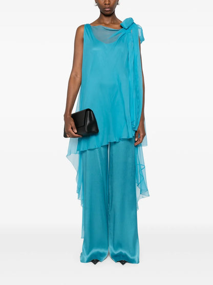 Cape-Detail Jumpsuit