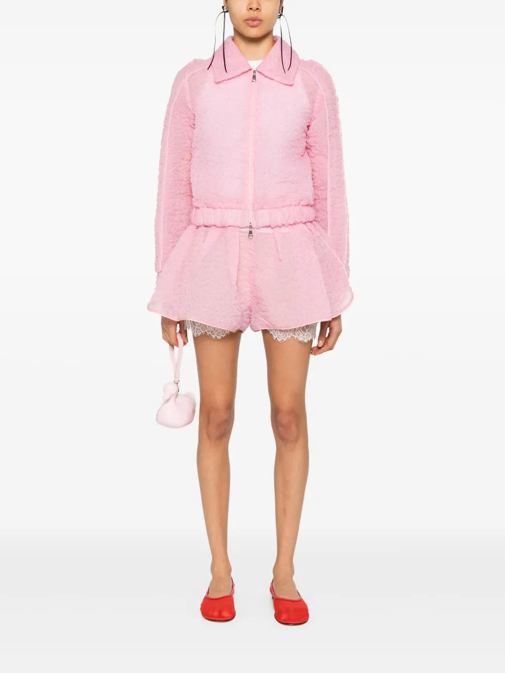 Organza Bomber Jacket