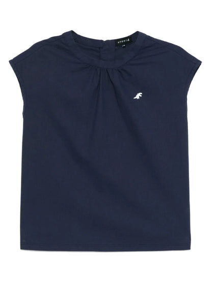 Dino Poplin Top