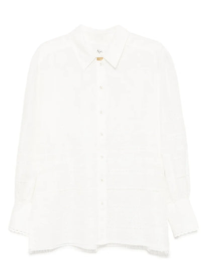 Cloud Embroidered Shirt
