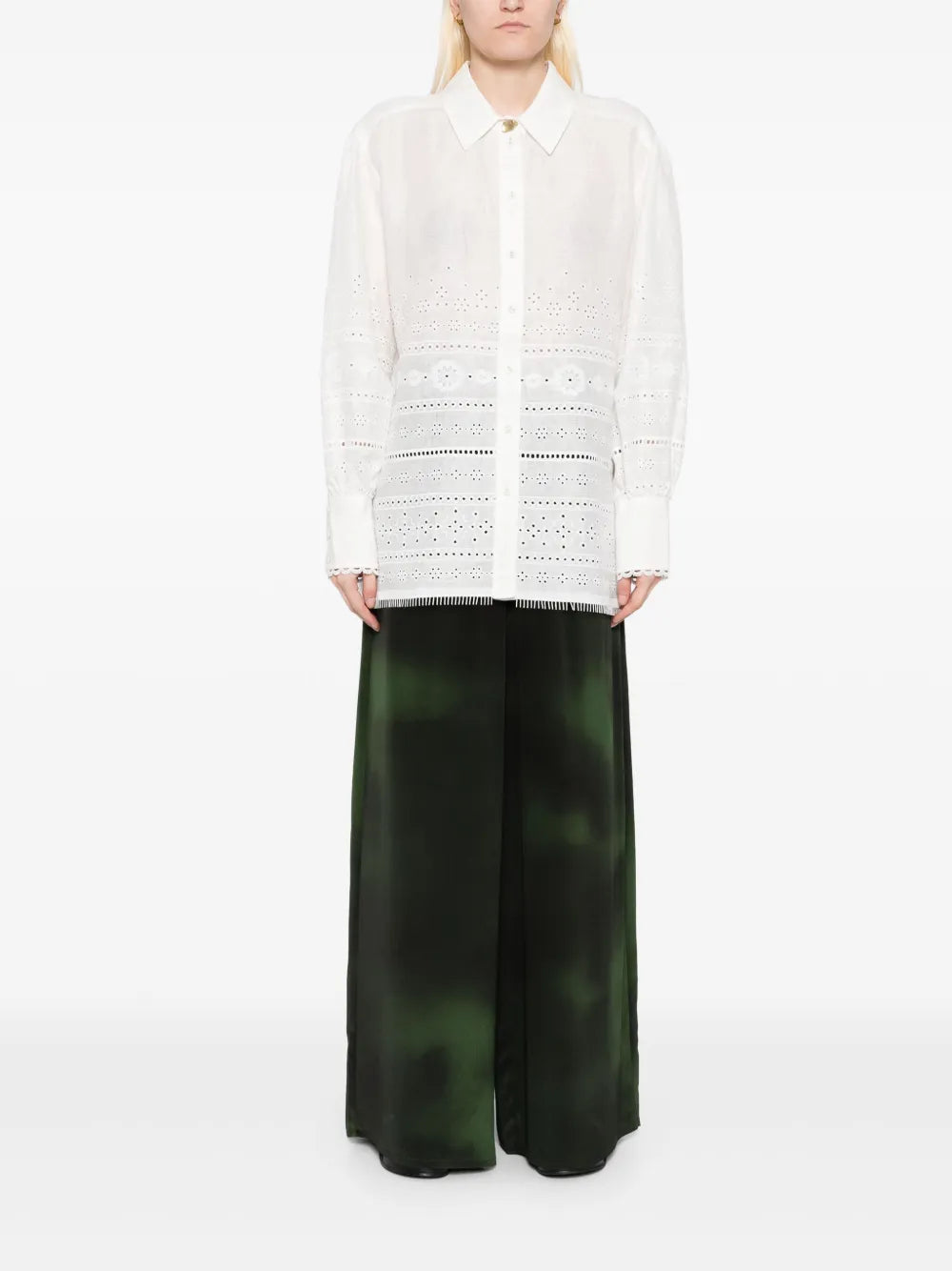 Cloud Embroidered Shirt