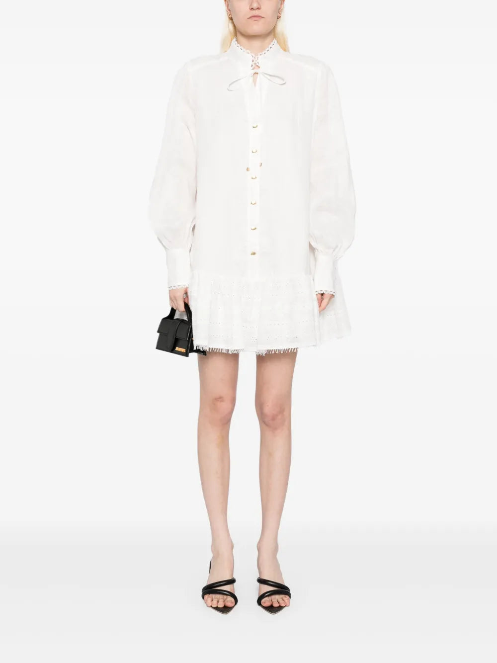 Cloud Embroidered Dress