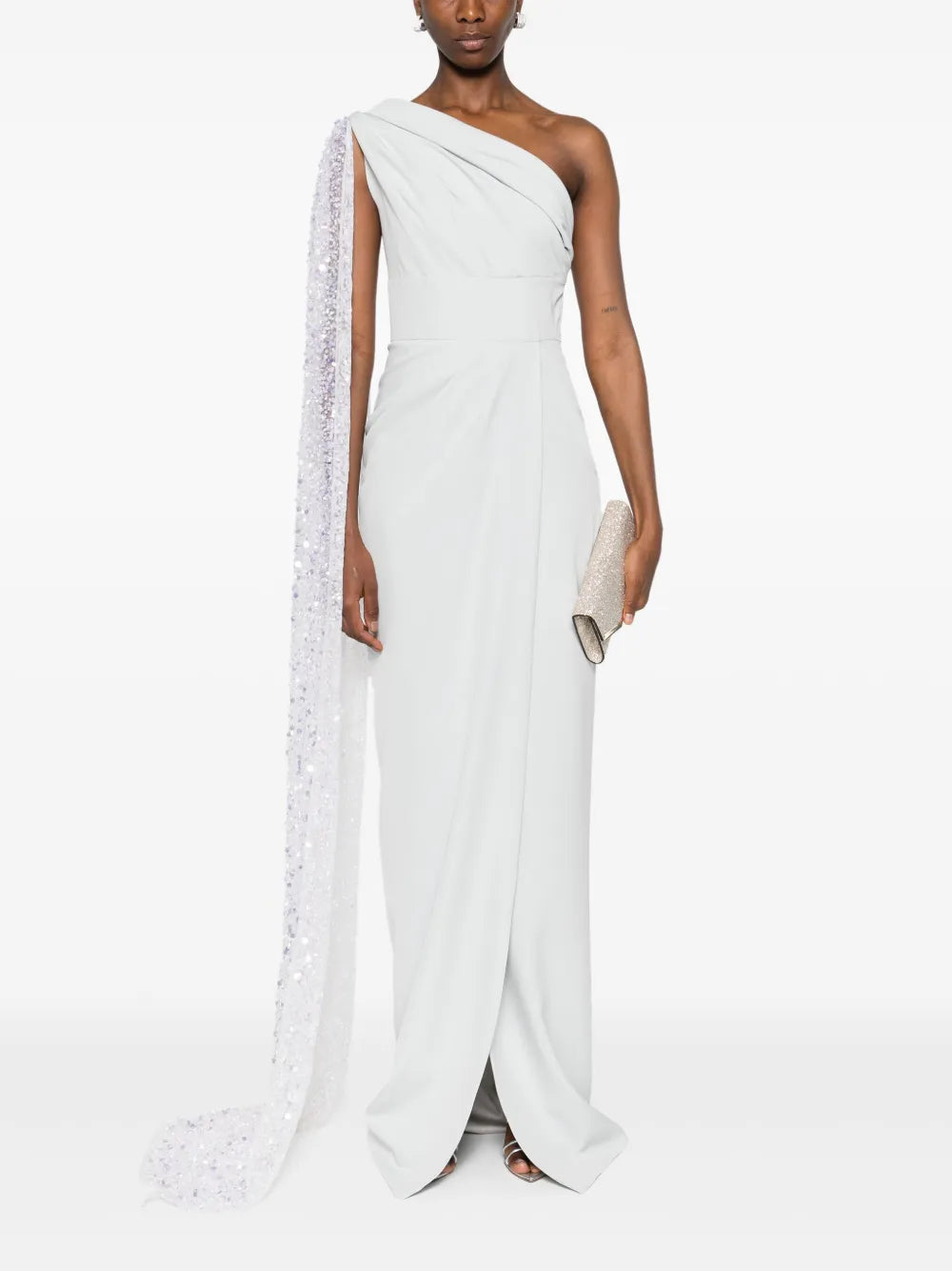 Sequin-Embellished Gown