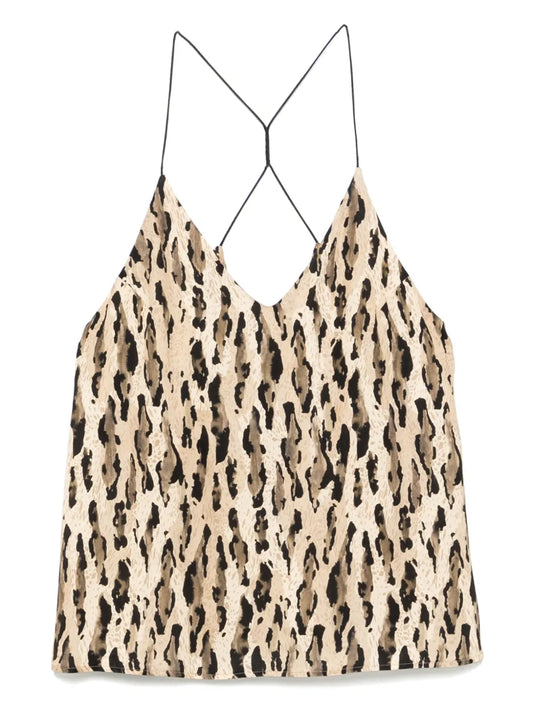 Animal-Print Top