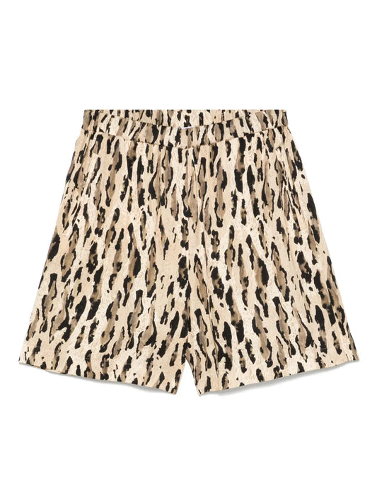 Animal-Print Shorts