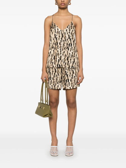 Animal-Print Shorts