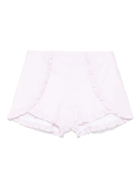 Ruffled-Trim Shorts