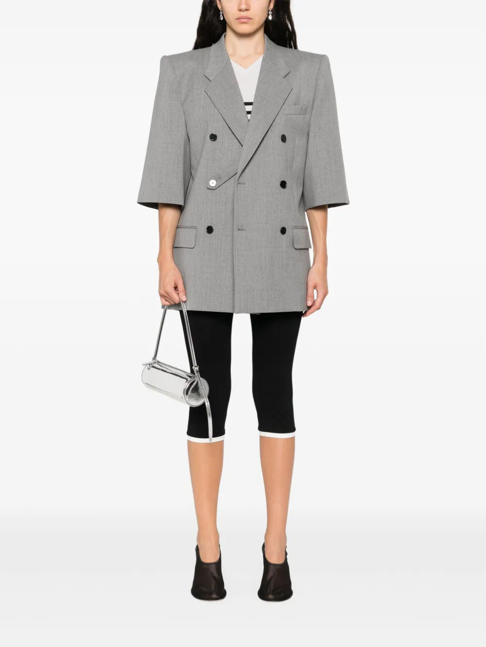 Double-Breasted Tailored Blazer