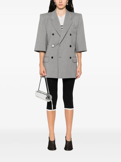 Double-Breasted Tailored Blazer