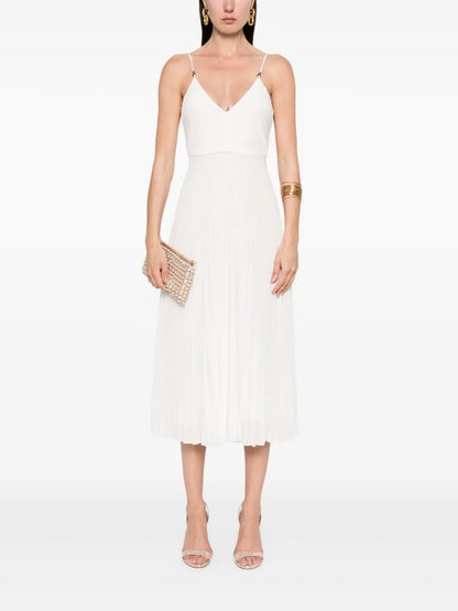 Crepe Midi Dress