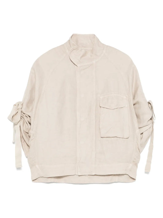 Linen-Blend Jacket