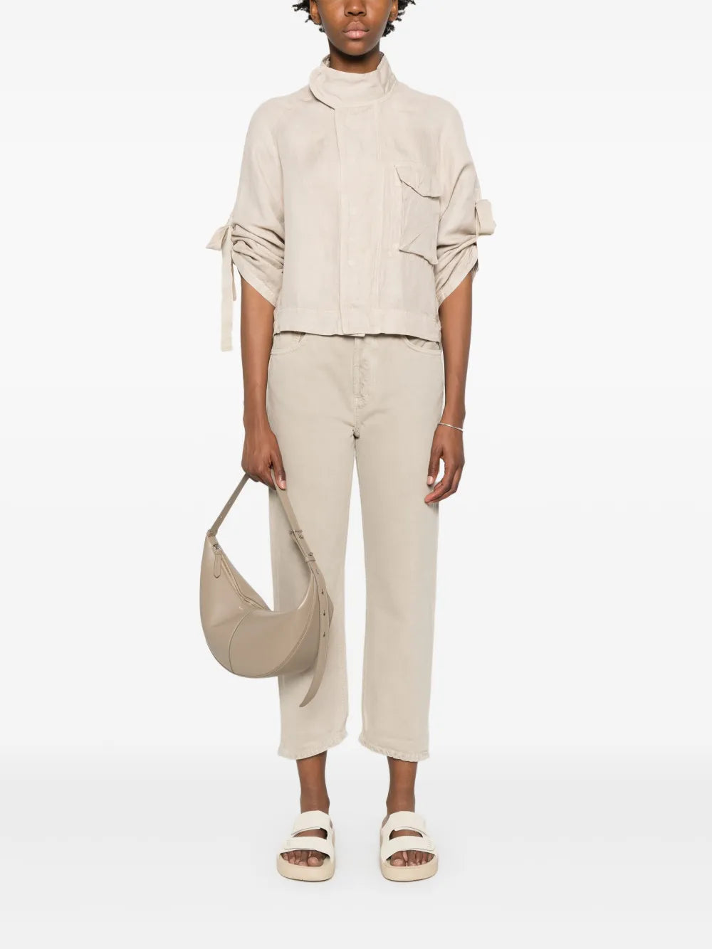 Linen-Blend Jacket