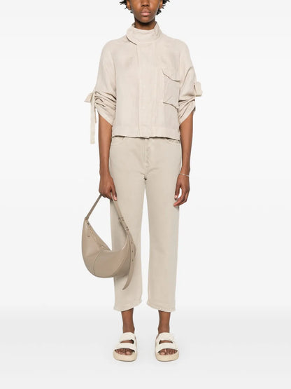 Linen-Blend Jacket
