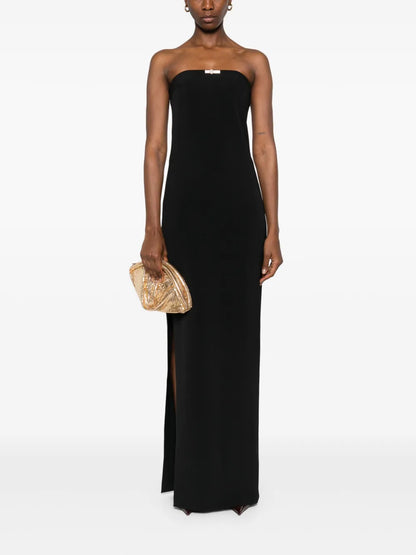 Jewel-Detail Gown