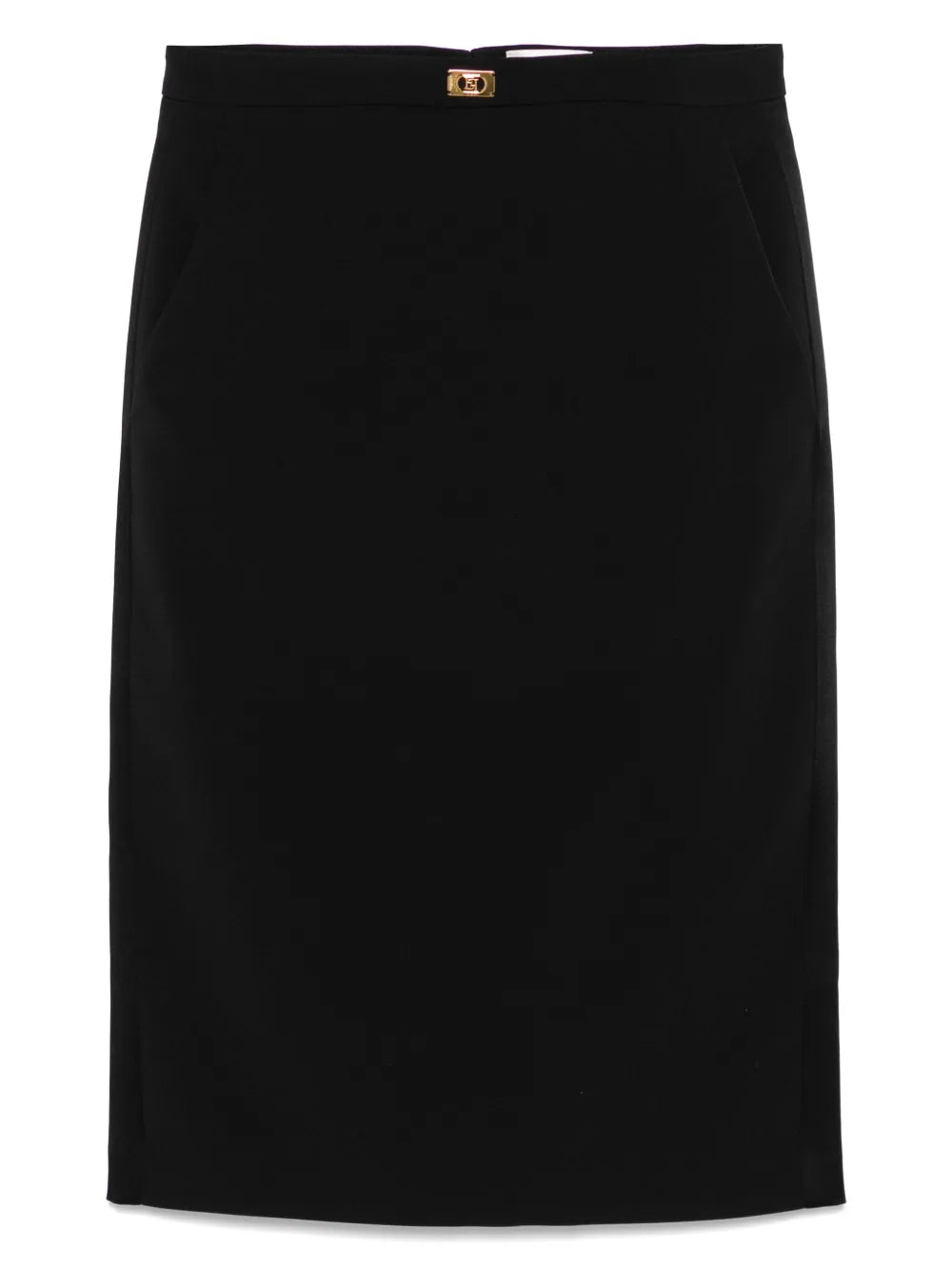 Crepe Mini Skirt