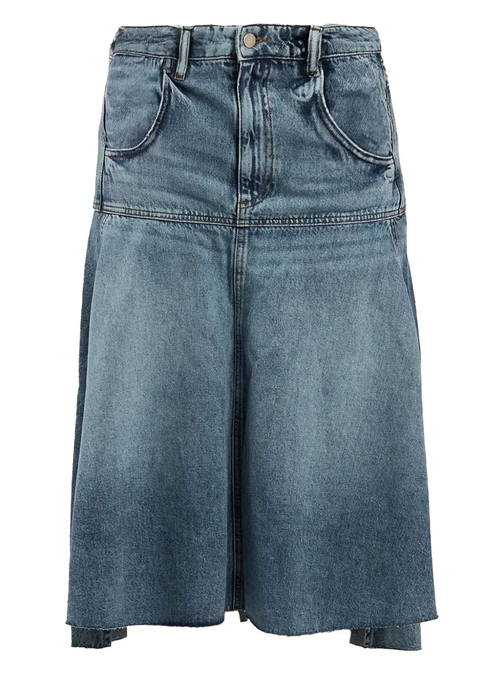 Cotton Midi Skirt