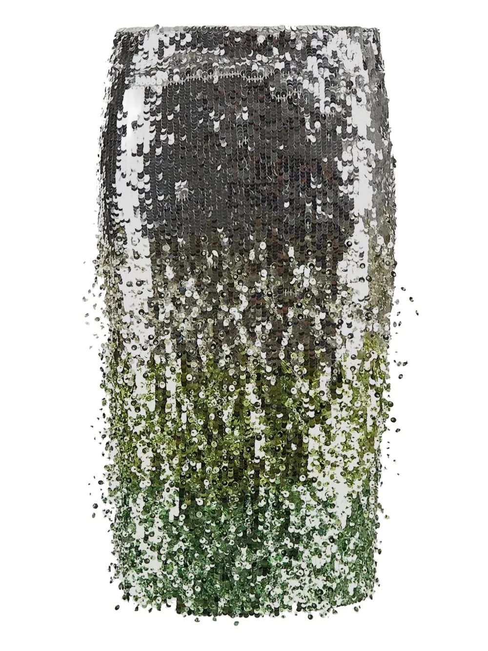 Sequin-Embellished Midi Skirt