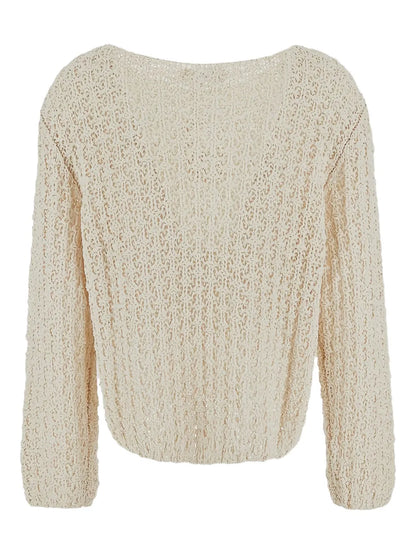 Herringbone-Knit Jumper