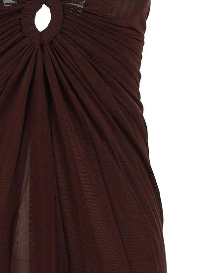 Stretch-Silk Dress