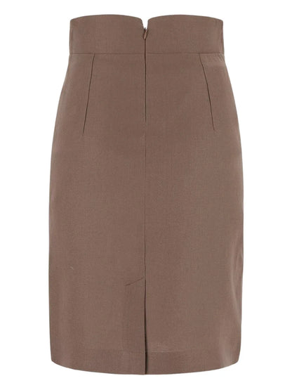 Linen Midi Skirt