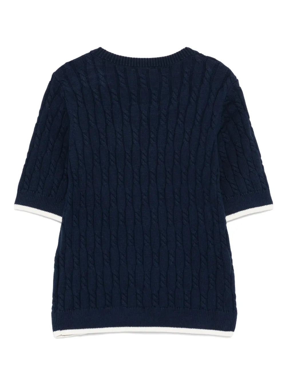 Cable-Knit T-Shirt
