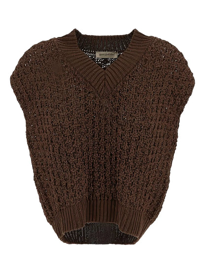 Sleeveless Knitted Vest