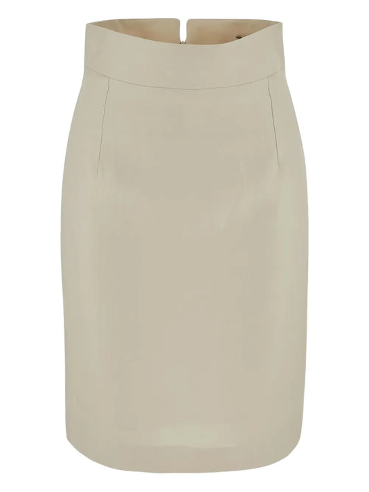 Linen Midi Skirt