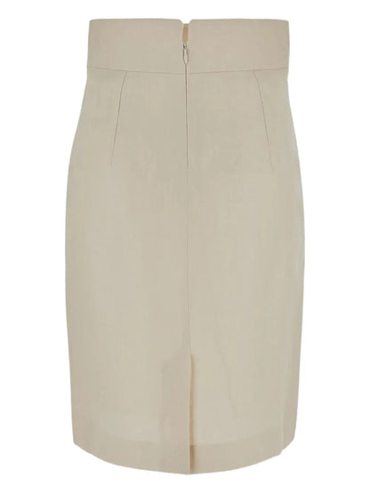 Linen Midi Skirt