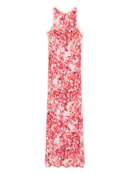 Floral-Print Midi Dress