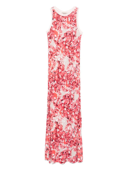 Floral-Print Midi Dress