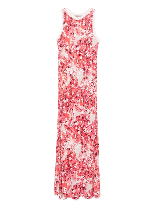 Floral-Print Midi Dress