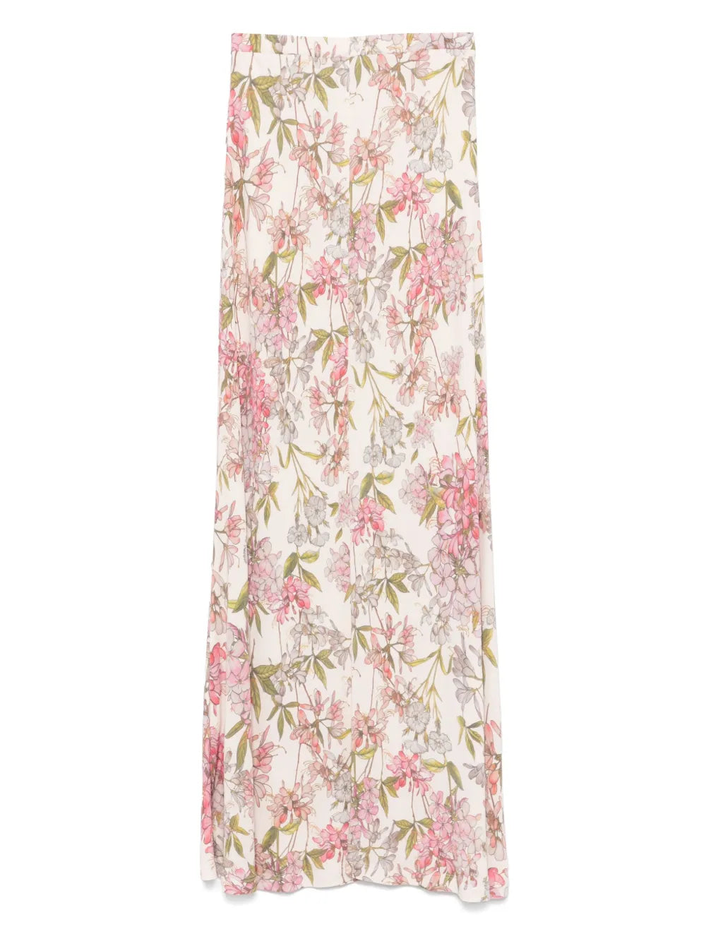 Floral-Print Midi Skirt