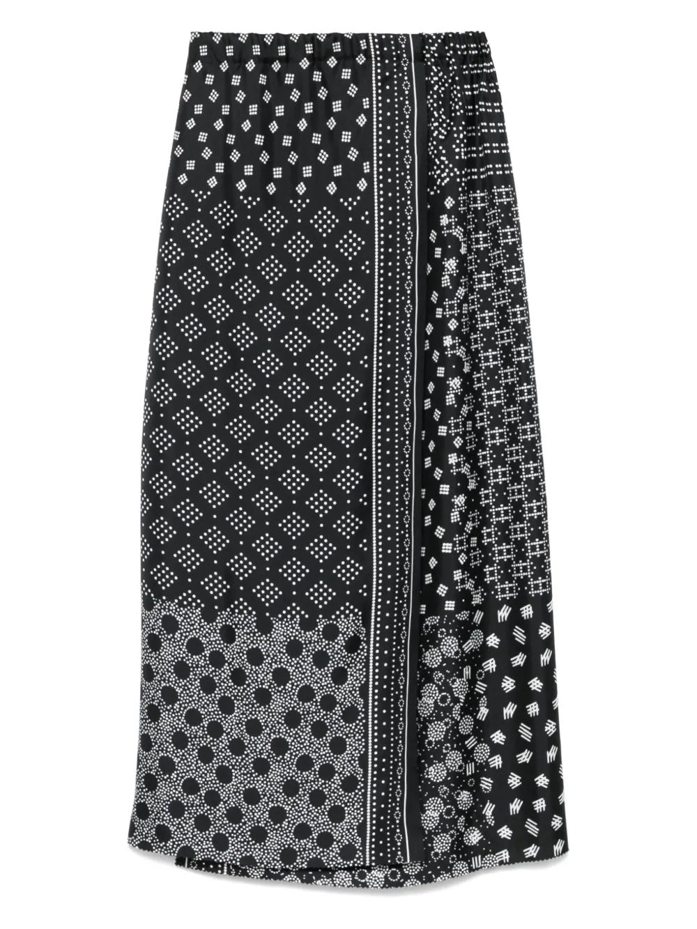 Geometric-Print Pareo