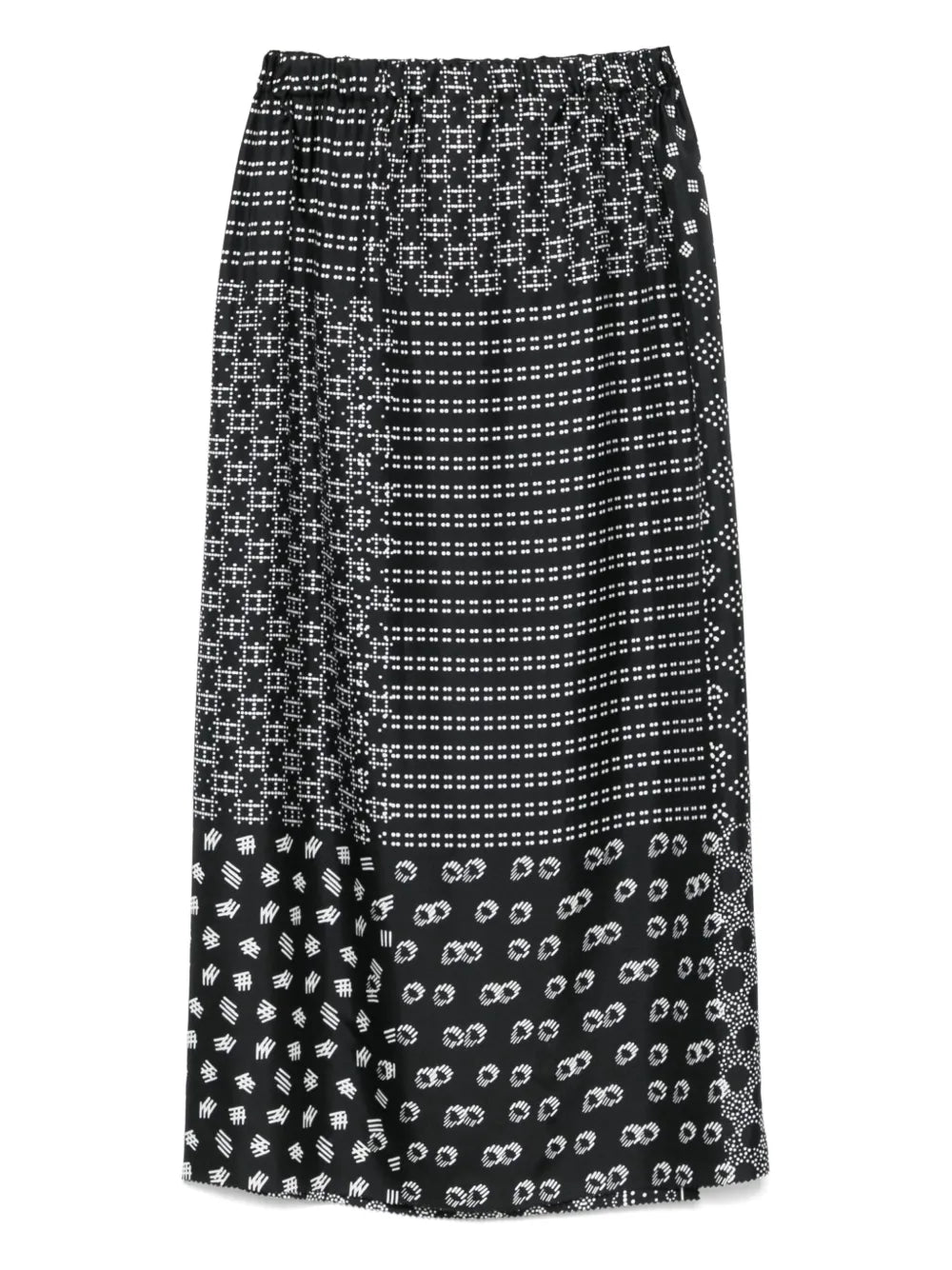 Geometric-Print Pareo