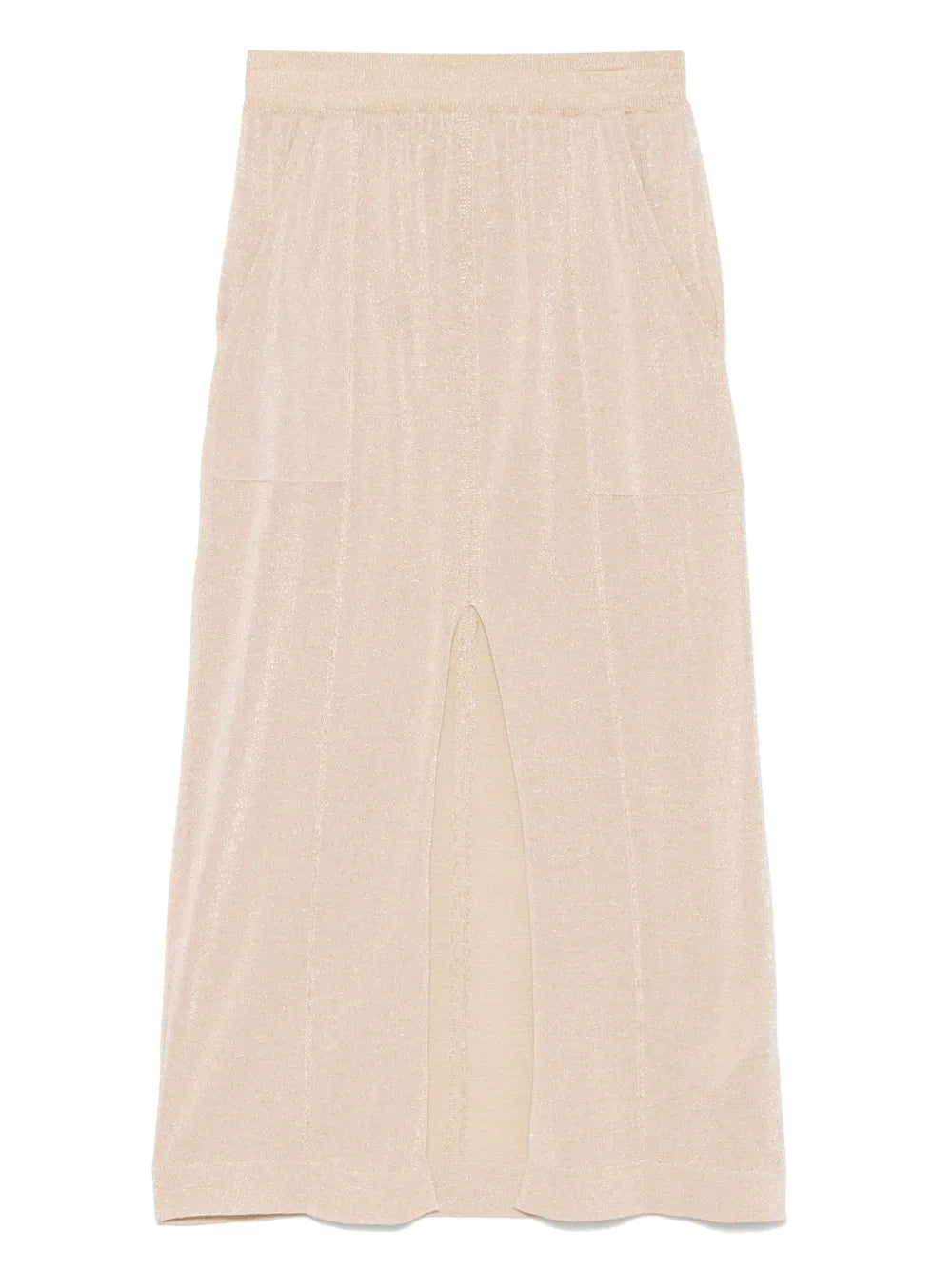 Lurex-Detail Maxi Skirt