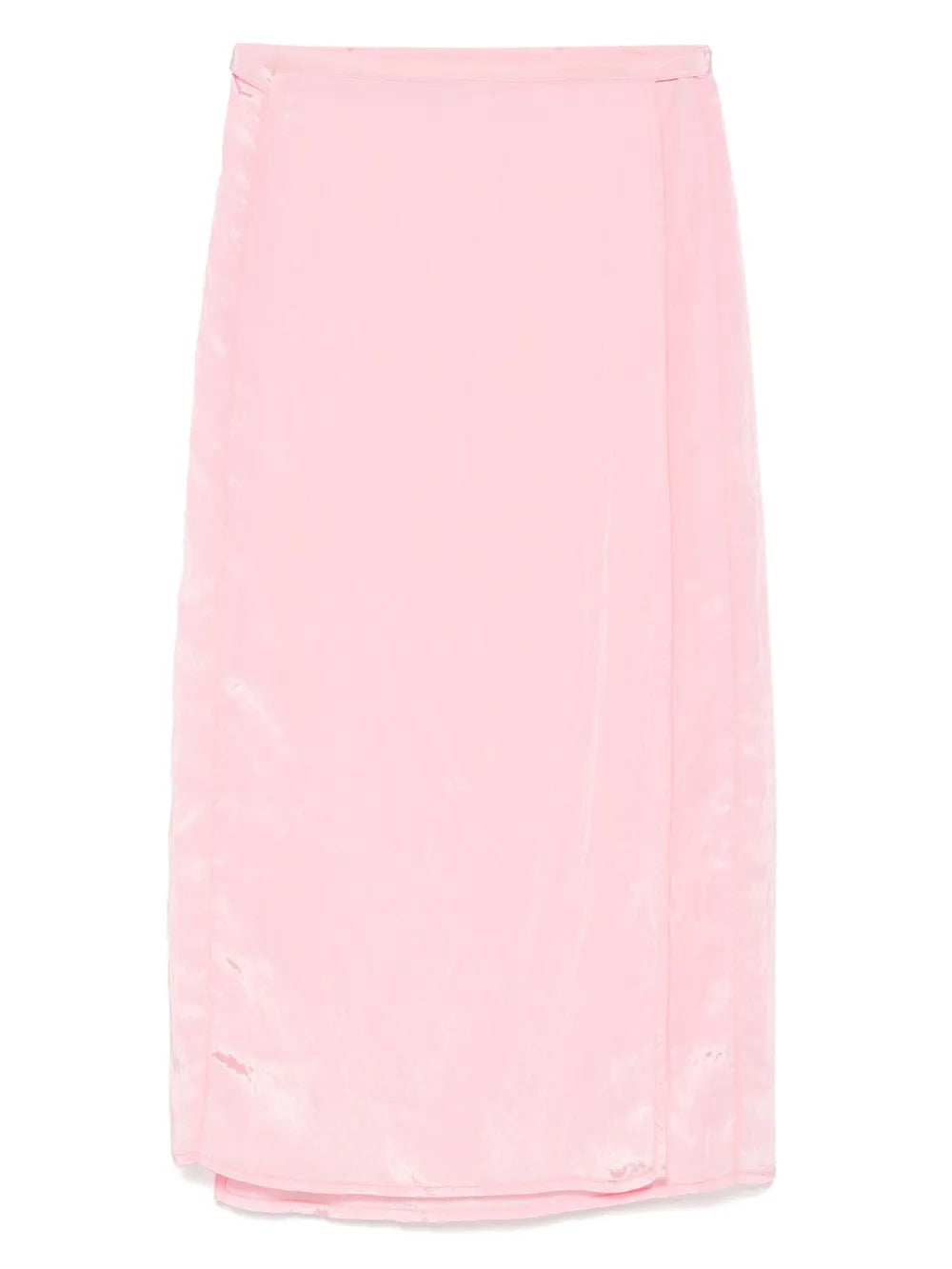 Crinkled Midi Skirt