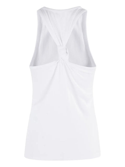 Knotted-Back Tank Top