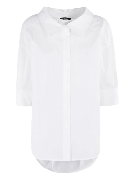 Gathered-Detail Shirt