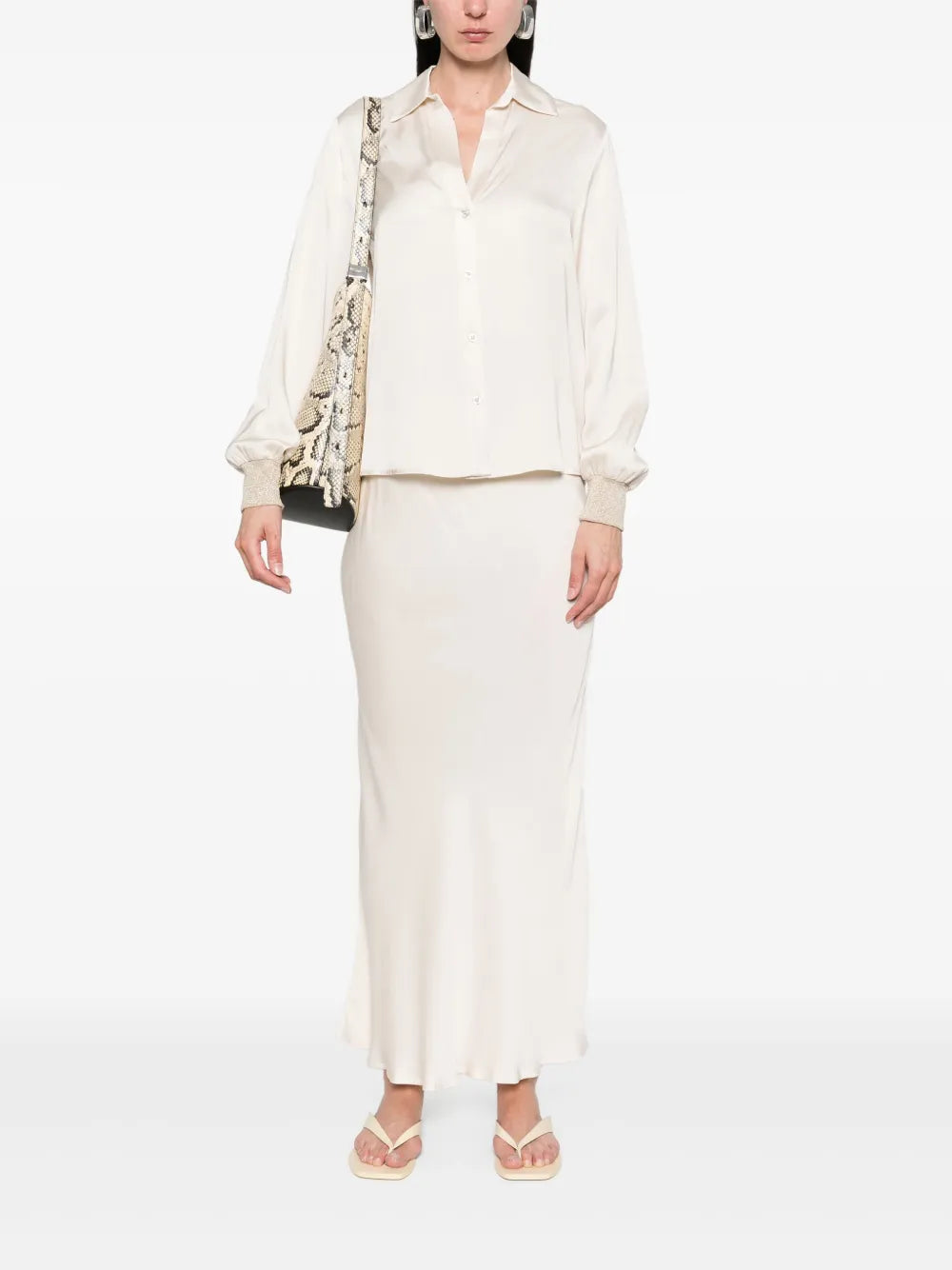 Satin Maxi Skirt