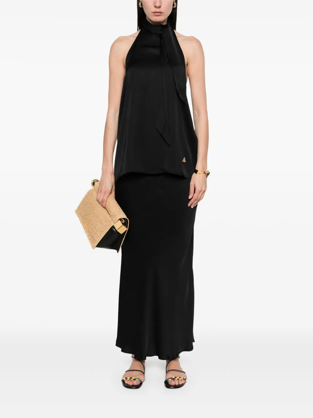 Satin Maxi Skirt