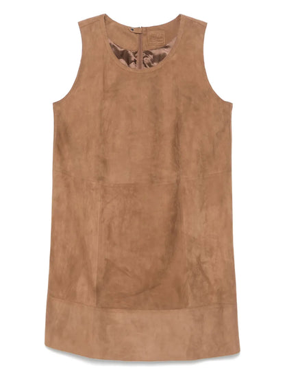 Suede Mini Dress