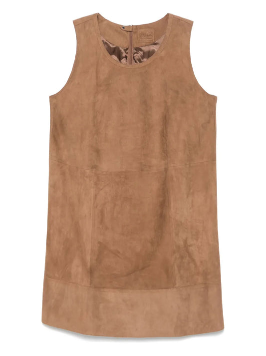Suede Mini Dress