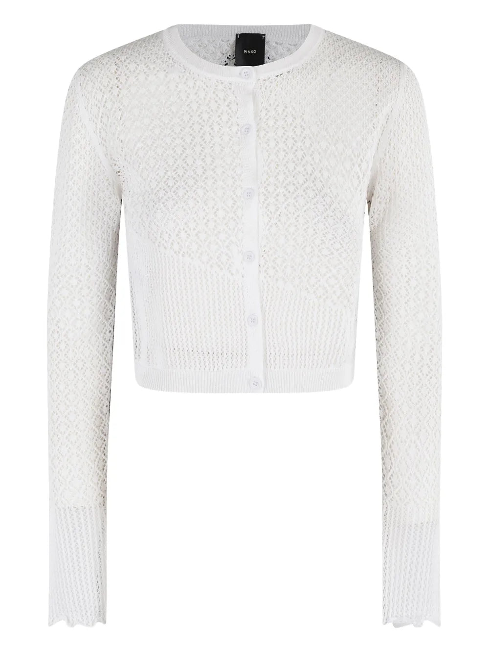 Crochet-Knit Cardigan