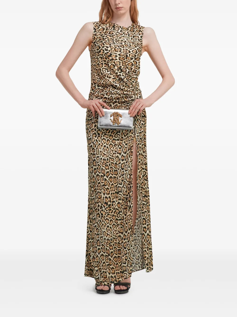 Leopard-Print Maxi Dress