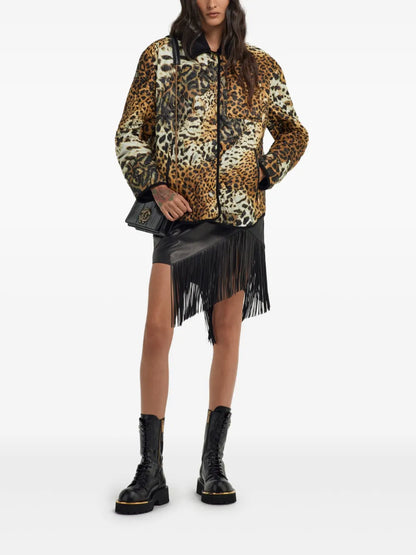 Leopard-Print Jacket
