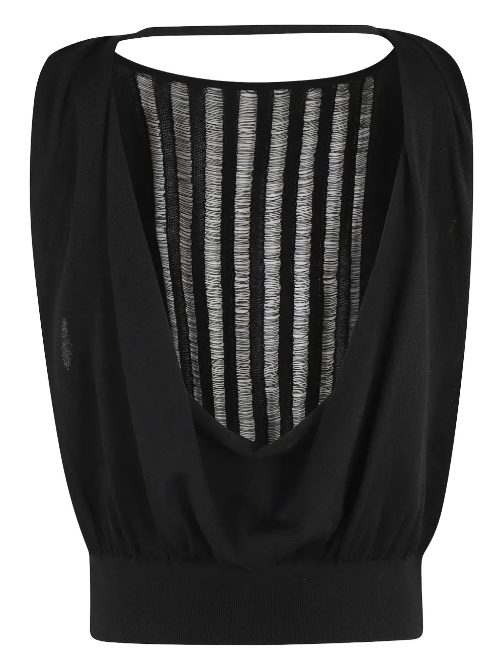 Pleated-Back Top