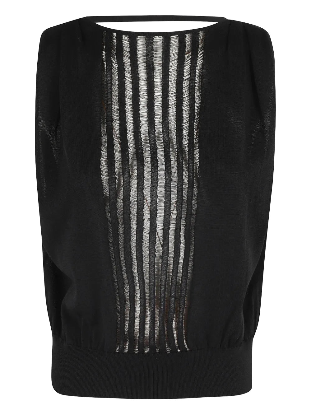 Pleated-Back Top