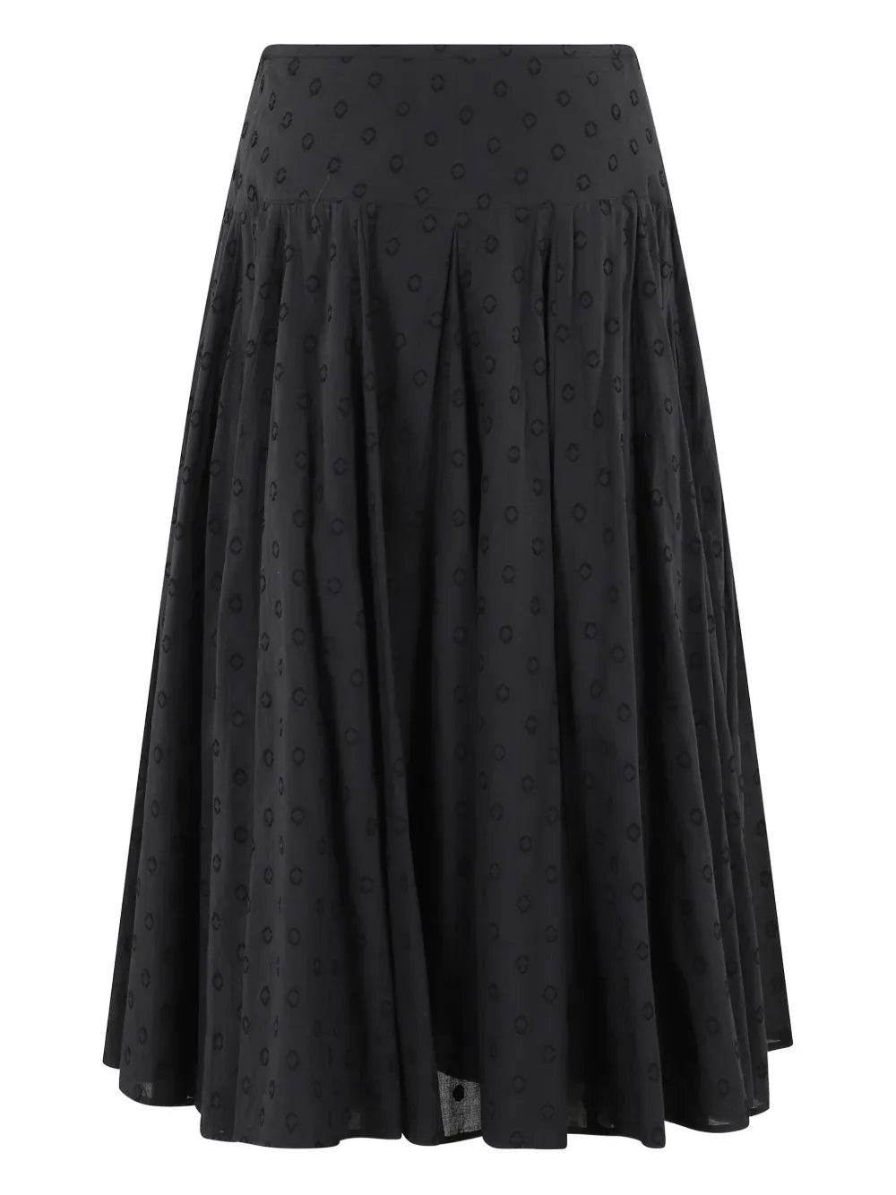 Luisa Dotted Midi Skirt