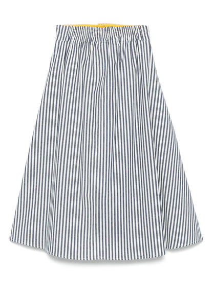 Striped Midi Skirt