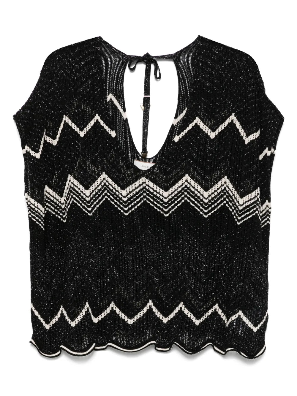 Chevron-Knit Top